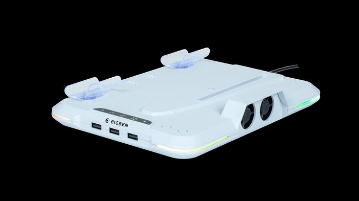 Nacon - Base Carica Magnet 2 Dualsense, 3 Usb-a, Ps5 Slim-bianco