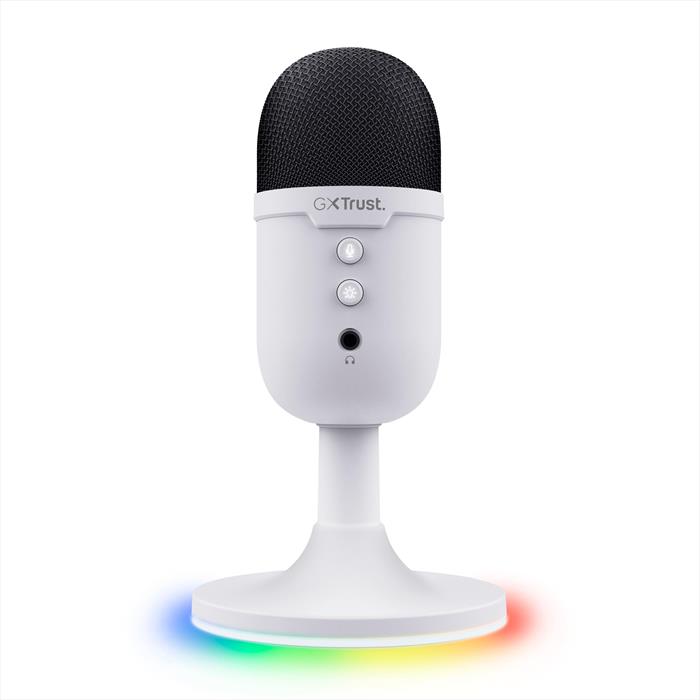 Trust - Microfono Gaming Usb Gxt234w Yunix-white