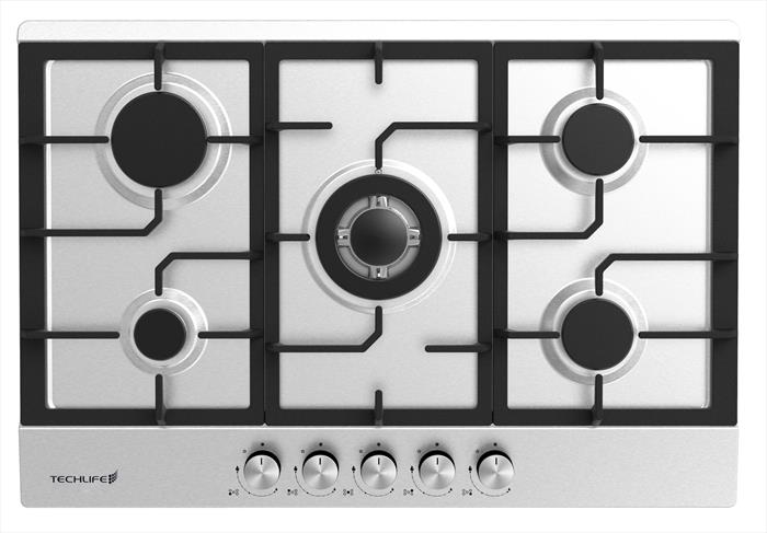 Techlife - Piano Cottura A Gas Tfbipcg75fgg 75 Cm-inox