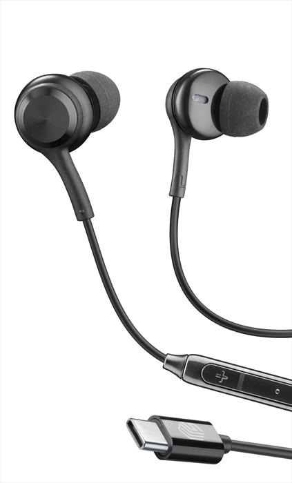 Cellularline - Auricolare Cuffia Auinearmstypec2k-nero