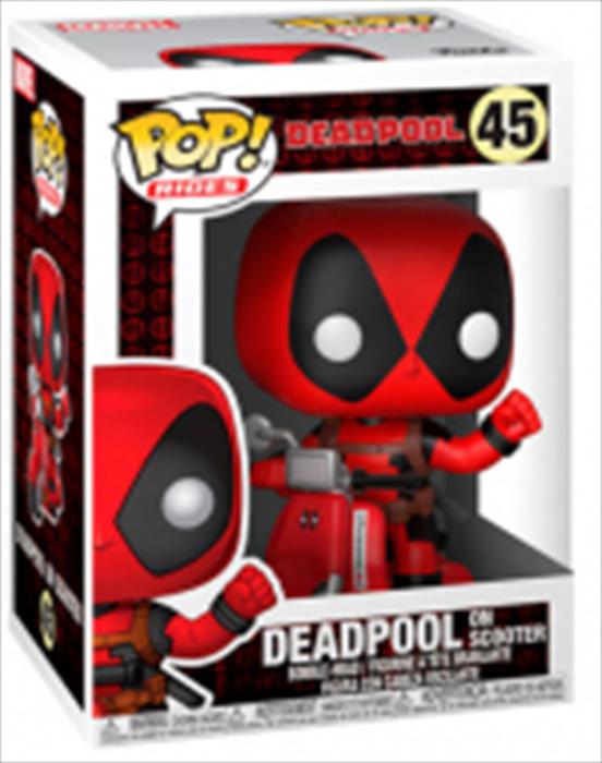 Funko - Action Figure Deadpool On Scooter Bobble 45