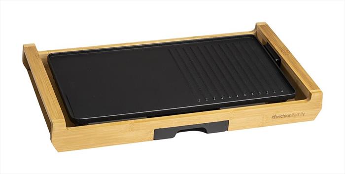 Melchioni Family - Bistecchiera Elettrica Bamboo Grill-nero