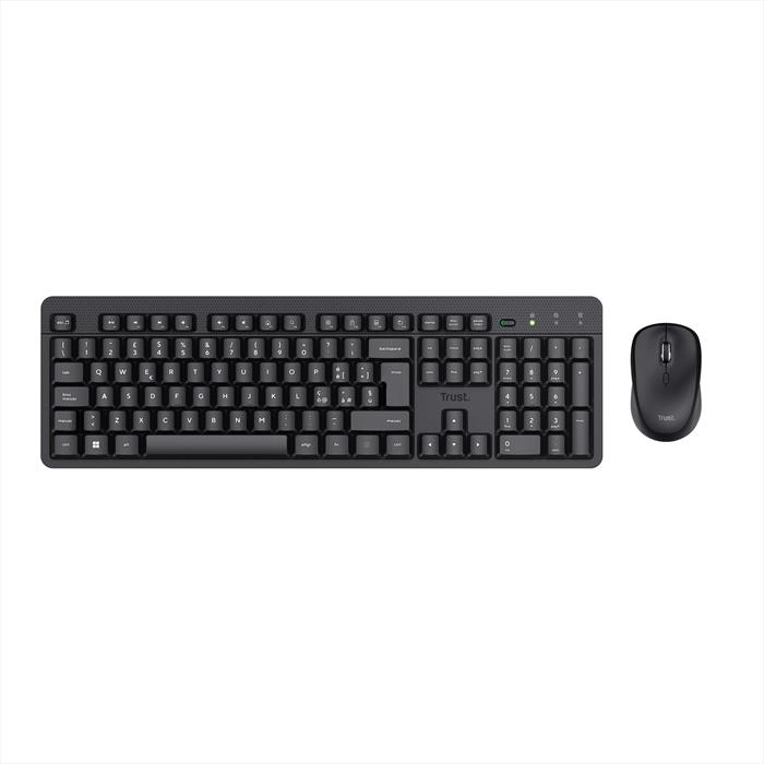 Trust - Tkm-360 Wireless Keyboard&mouse It-black