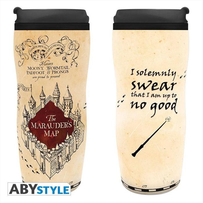 Abysse - Tazza Da Viaggio 355ml Harry Potter Marauder's Map-multicolore