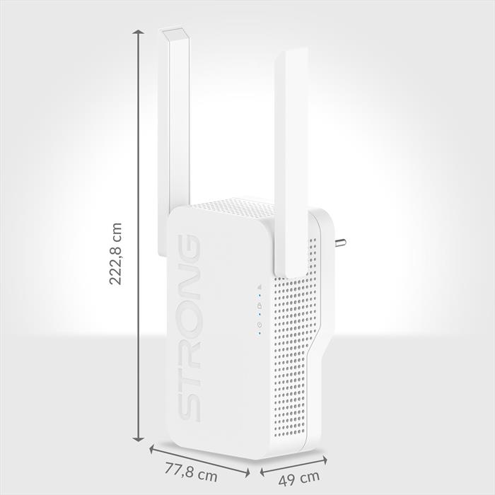 Strong - Range Extender Repeaterax3000-bianco