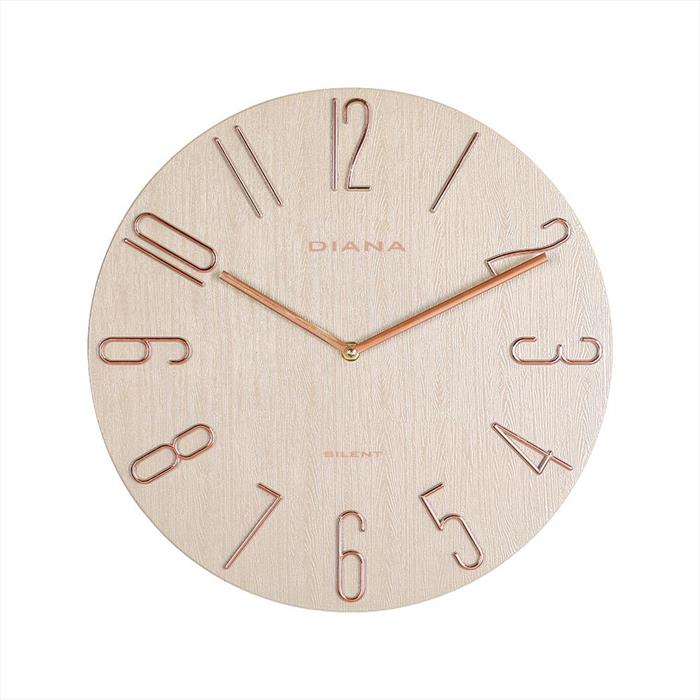 Elite-diana - Orologio Da Parete 111 439 Tortora-tortora