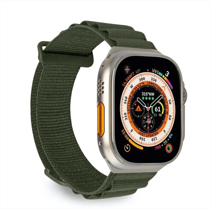 Puro - Cinturino Puaw44extremedkgrn Per Apple Watch-army Green