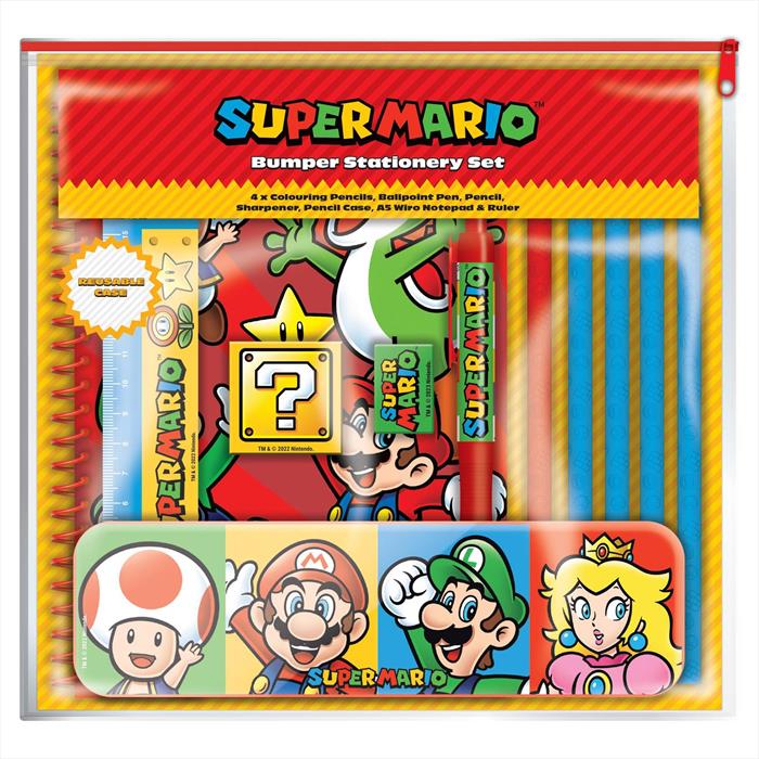 Pyramid - Super Mario - Stationary Set Scuola Sr74118-multicolore