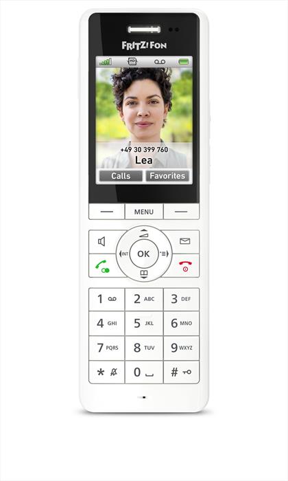 Fritz! - Base + Handset Fon X6-bianco