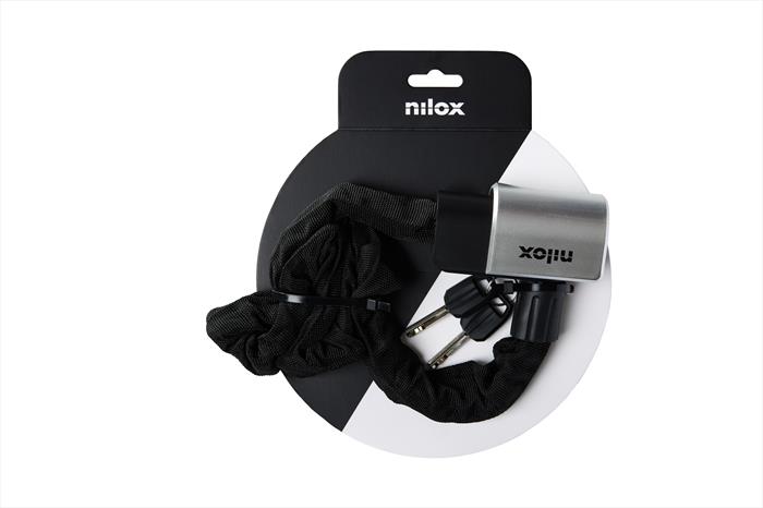 Nilox - Lucchetto A Catena Nxplchainlock-nero/acciao