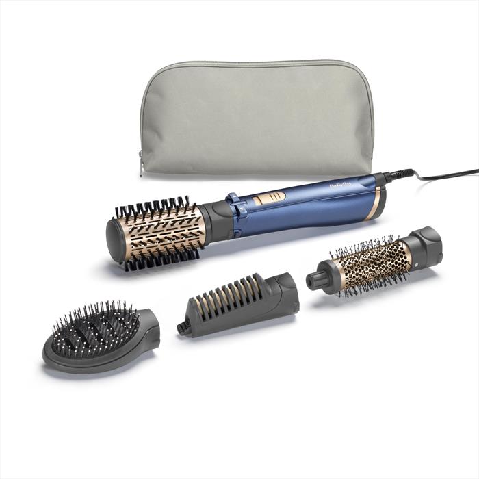 Babyliss - Spazzola Arriccia Capelli As965e-blu/oro