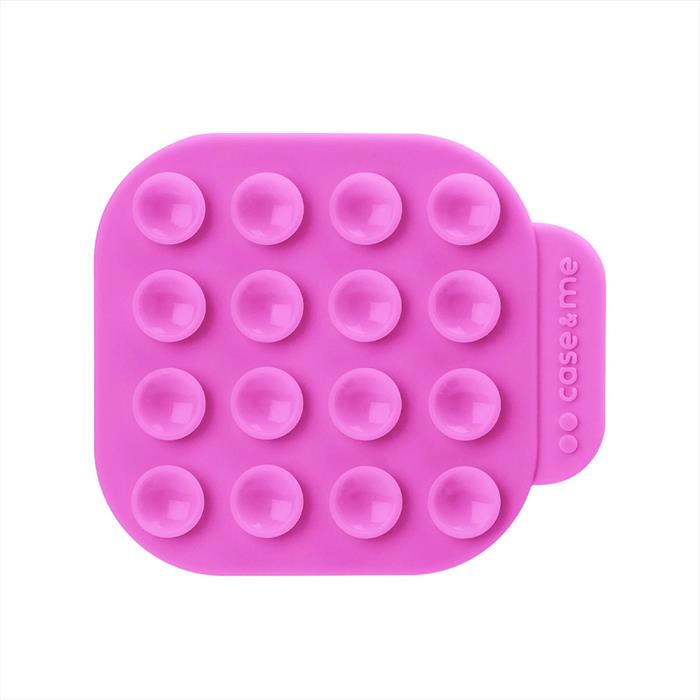 Caseme - Supporto In Silicone A Ventosa Cmsilsuction3-rosa