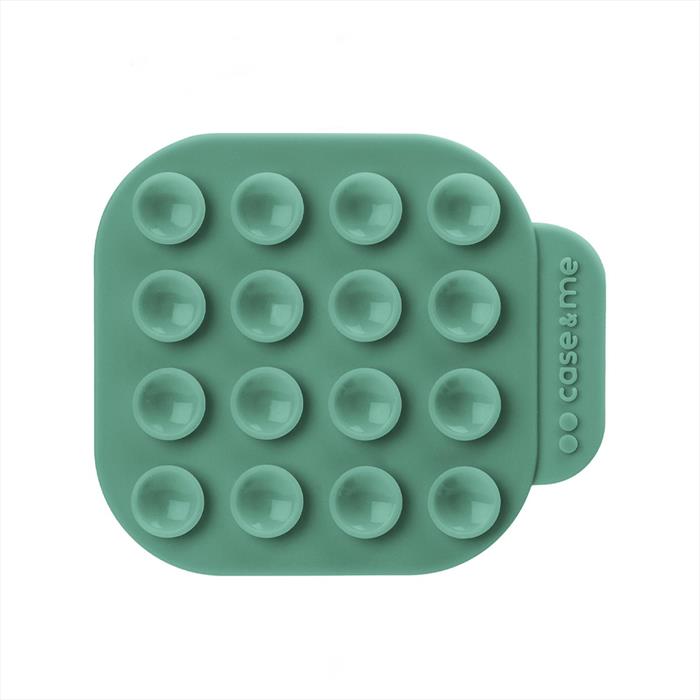 Caseme - Supporto In Silicone A Ventosa Cmsilsuction2-verde