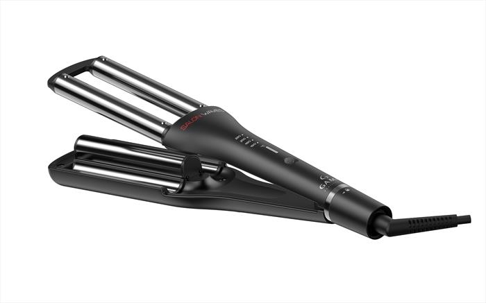 Gama - Ferro Per Capelli Salon Waves Silk Chrome-nero