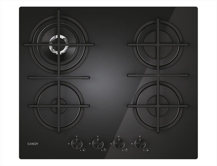 Candy - Piano Cottura A Gas Cvg6br4wtb 59,5 Cm-nero