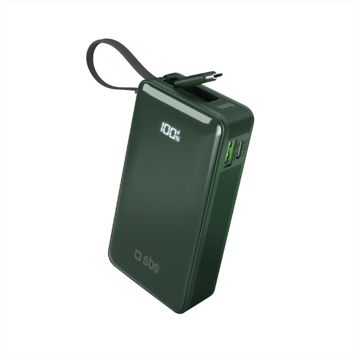 Sbs - Powerbank Ttbb10000lcdtcpd20g-verde
