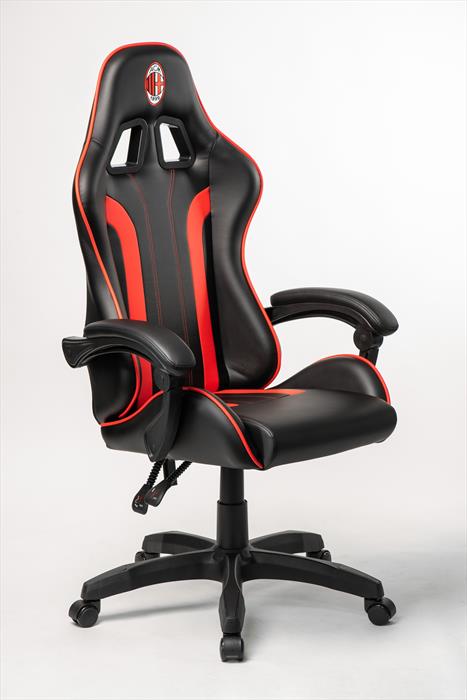 Qubick - Gaming Chair Ac Milan Devil-rosso/nero