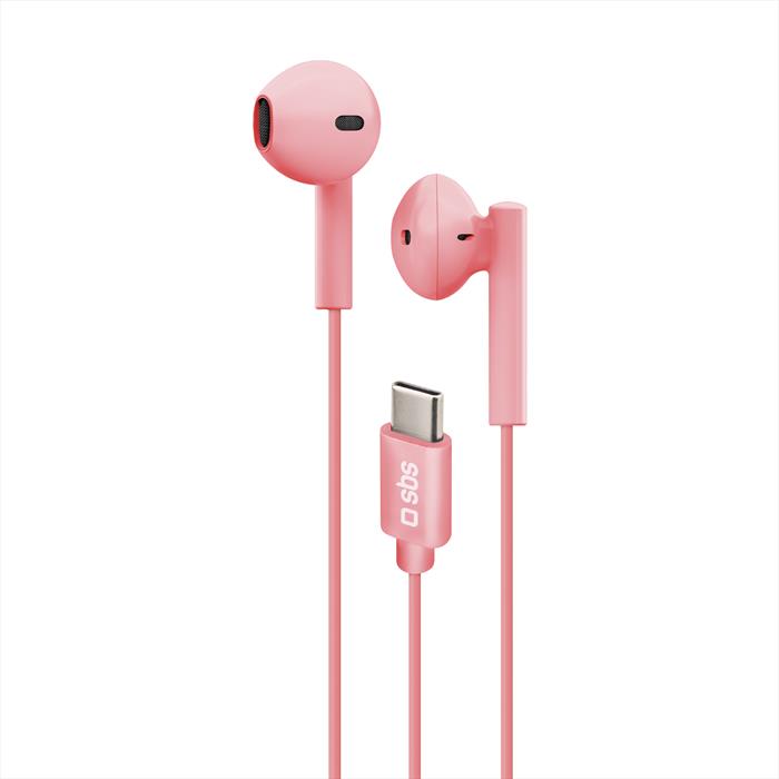 Sbs - Auricolare Con Filo Teeartycapr iPhone 15-rosso Corallo