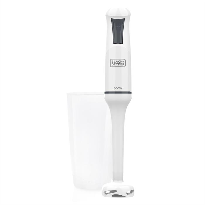 Black & Decker - Frullatore Ad Immersione Bxhb600e-bianco