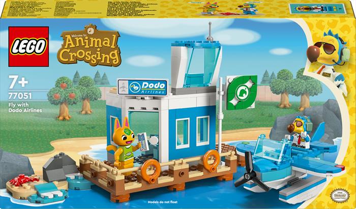 Lego - Animal Crossing In Volo Con La Dodo Airlines 77051, Multicolore