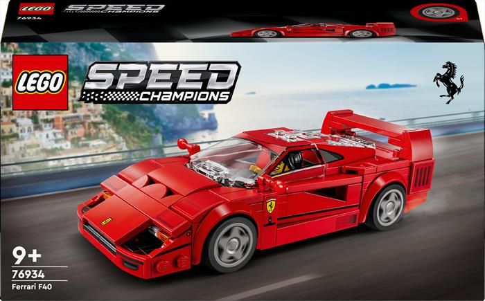 Lego - Speed Champions Supercar Ferrari F40 76934, Multicolore