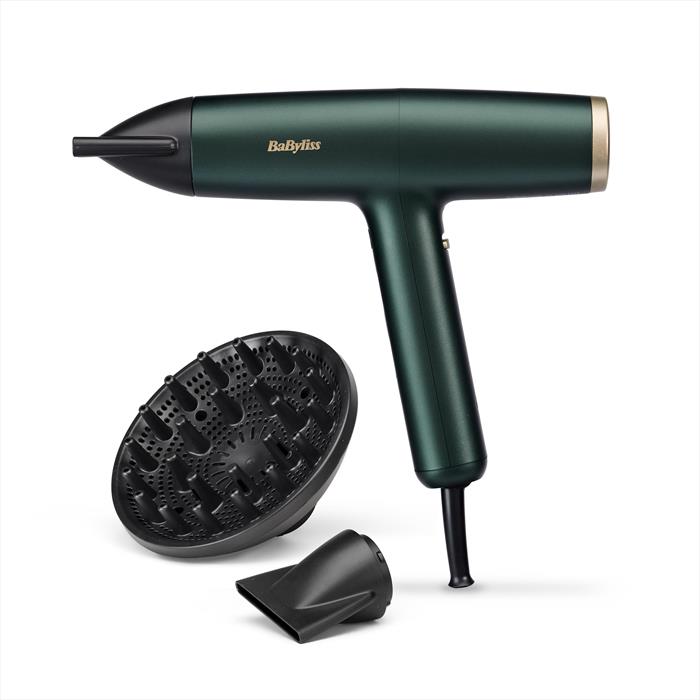Babyliss D6555DE Air Power Pro Asciugacapelli 1700 W Tecnologia Ionica (Verde)