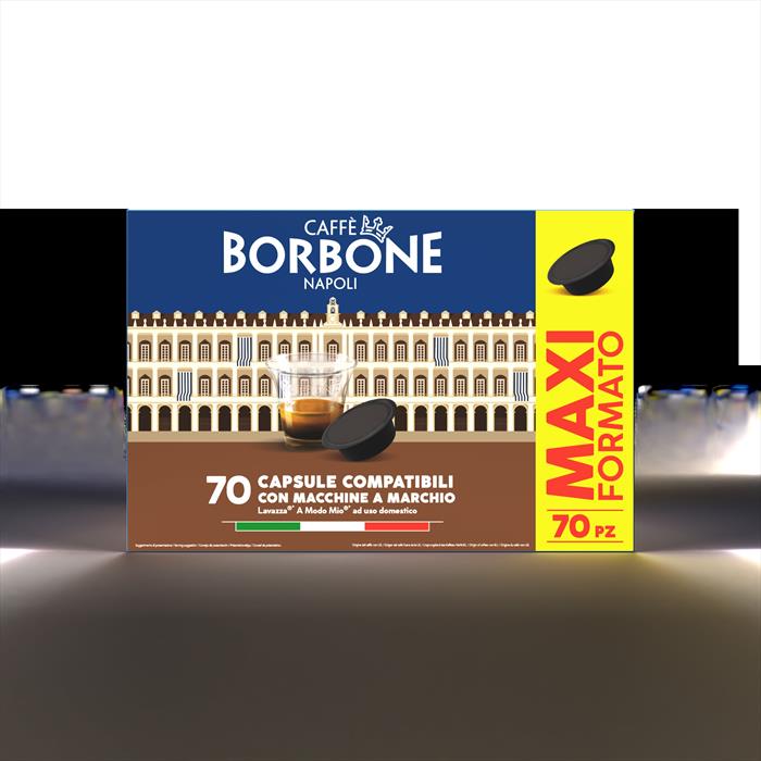 Caffe Borbone - A Modo Mio Miscela Nobile 70pz Capsule-multicolore