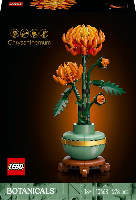 Lego - Botanicals Crisantemo 10368, Multicolore