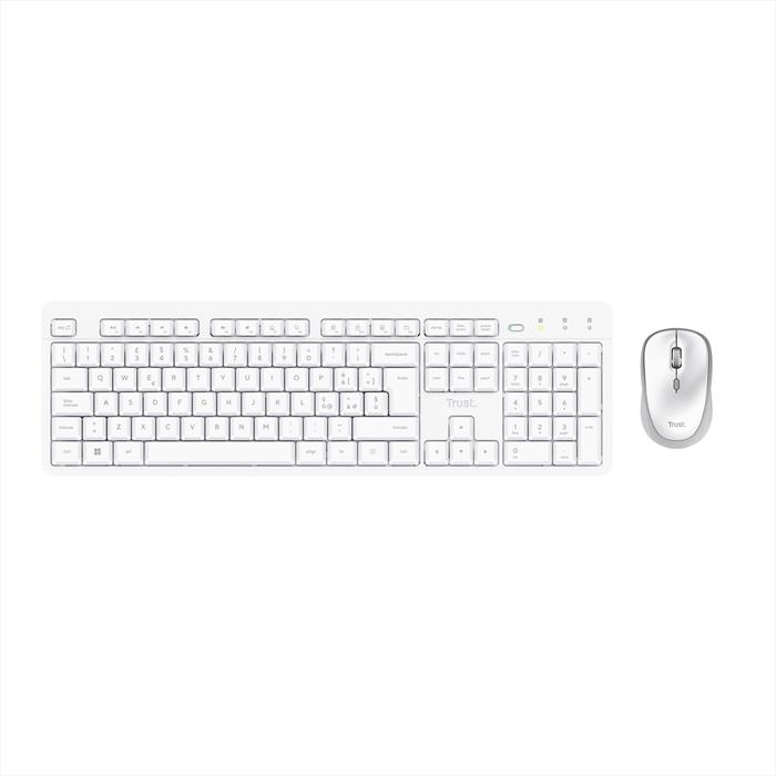 Trust - Ody Ii Wl Keyboard & Mouse-white