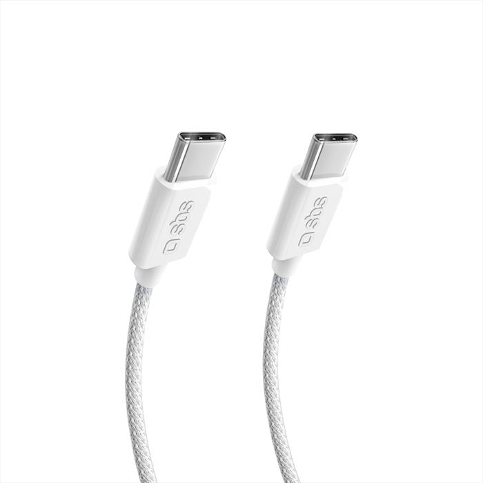 Sbs - Cavo Braided Type-c 4.0 Tecabletissuetcc40gb-grigio