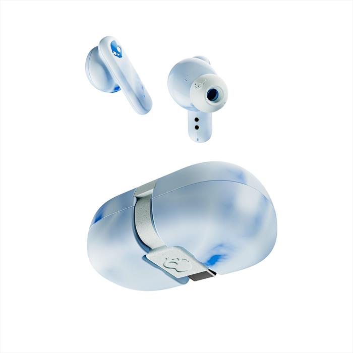 Skullcandy - Auricolare Bluetooth Ecobuds True Wireless-blu/ghiaccio