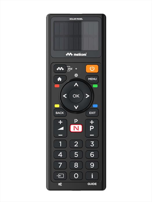 Meliconi - Telecomando Universale Solar Tv-nero