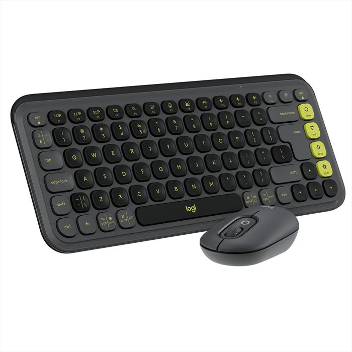 Logitech - Astiera + Mouse Pop Icon Combo-graphite