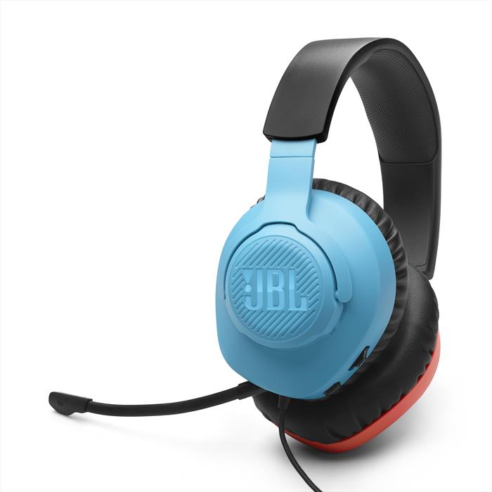 Jbl - Cuffie A Padiglione Chiuso Quantum 100n-rosso E Blu