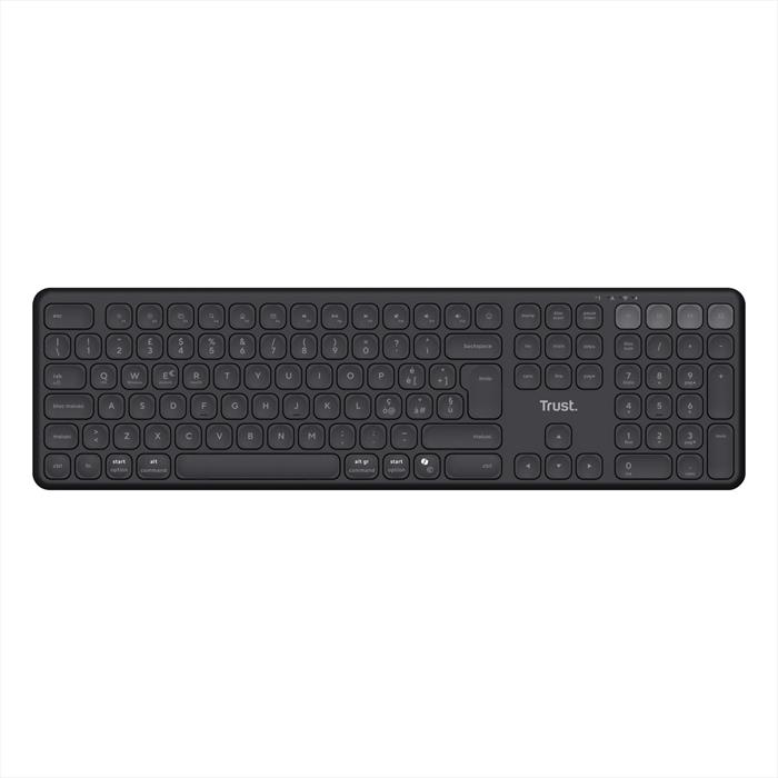 Trust - Vaiya Multidevice Wirls Keyboard It-black