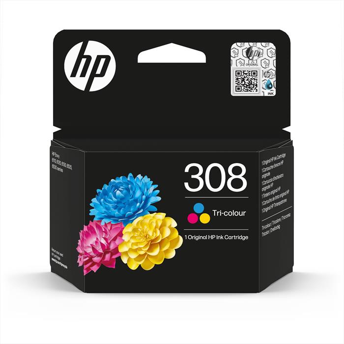 Hp - 308 Cartuccia Di Inchiostro-tricromia