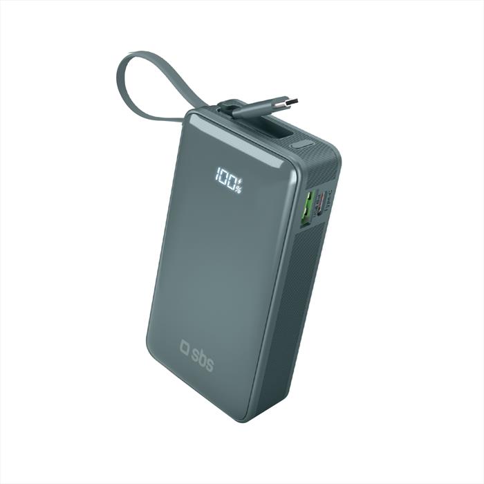 Sbs - Powerbanks Ttbb10000lcdtcpd20a-azzurro