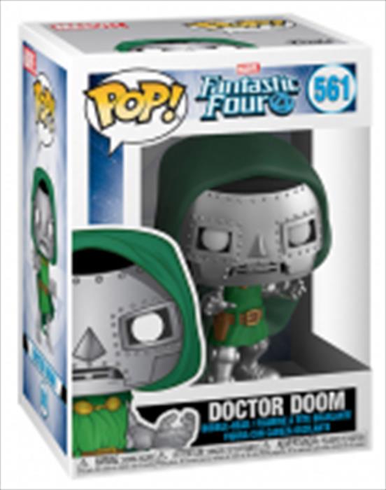 Funko - Fantastici 4 Doctor Doom Bobble 561 - 44991-n.d.