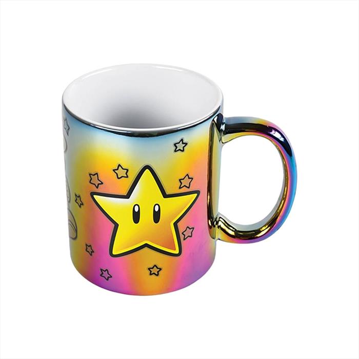 Pyramid - Super Mario- Tazza Stella Iridescente-multicolore