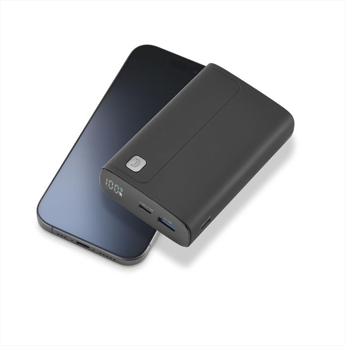 Cellularline - Caricabatterie Portatile Pbdispl01pd20000k-nero