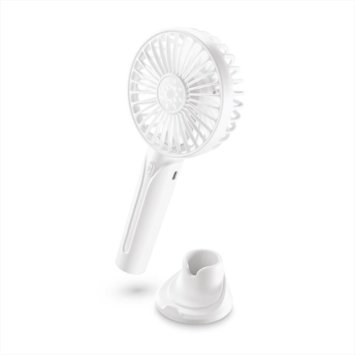 Cellularline - Ventilatore Portatile Portablefanw-bianco