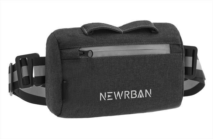 Cellularline - Borsa Portaoggetti Per Manubrio Newmbaghandlebarsk-nero