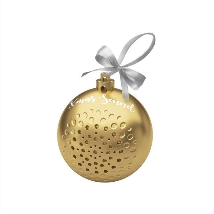 Sbs - Speaker Wireless A Forma Di Pallina Natalizia-oro
