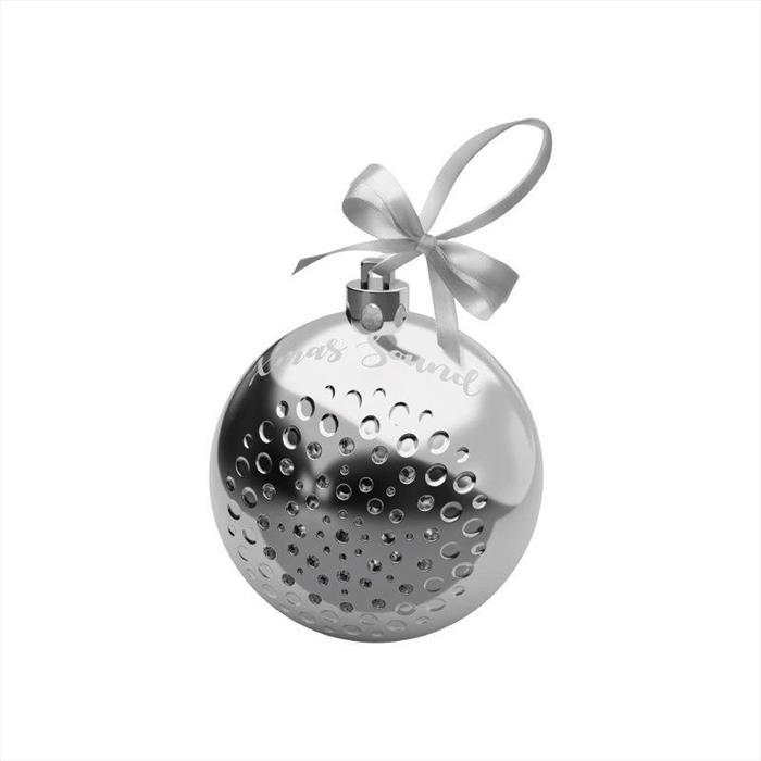 Sbs - Speaker Wireless A Forma Di Pallina Natalizia-argento