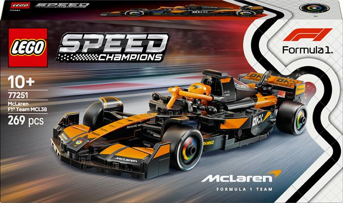 Lego - Speed Champions Auto Mclaren F1® Team Mcl38 77251, Multicolore