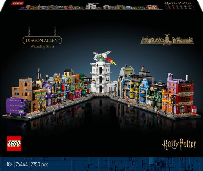 Lego - Harry Potter Negozi Di Magia Di Diagon Alley 76444, Multicolore