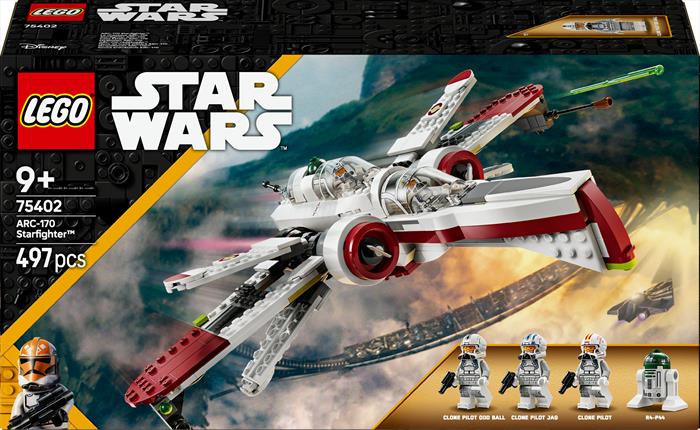Lego - Star Wars Starfighter Arc-170 75402, Multicolore Lego - Star Wars Starfighter Arc-170 75402, Multicolore