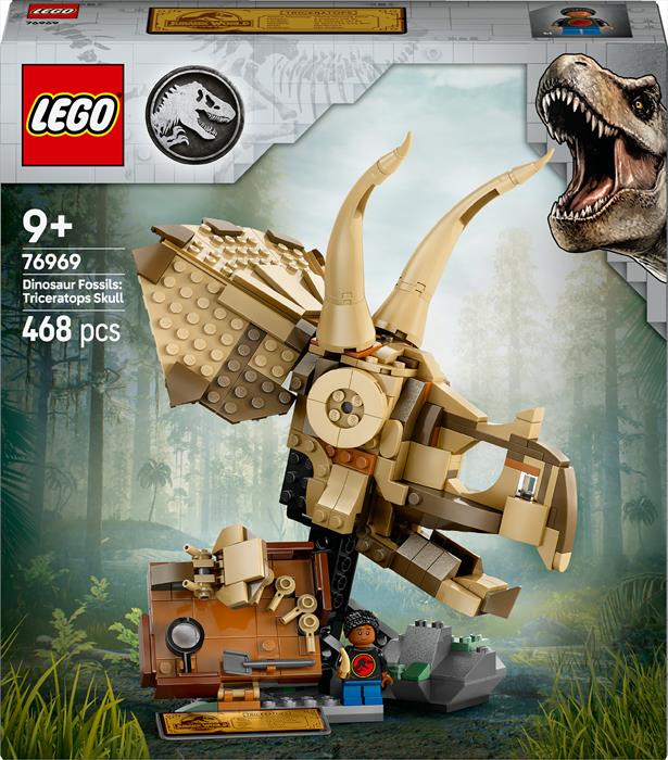 Lego - Jurassic World Teschio Di Triceratopo 76969, Multicolore