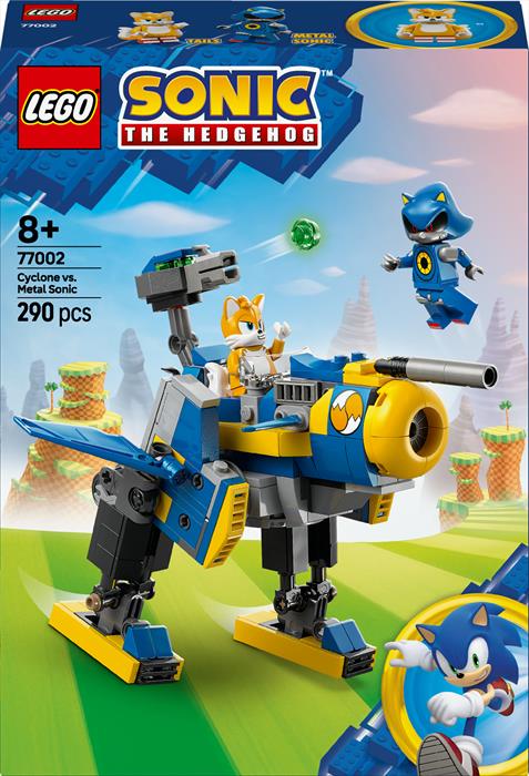 Lego - Sonic Cyclone Vs. Metal Sonic 77002, Multicolore
