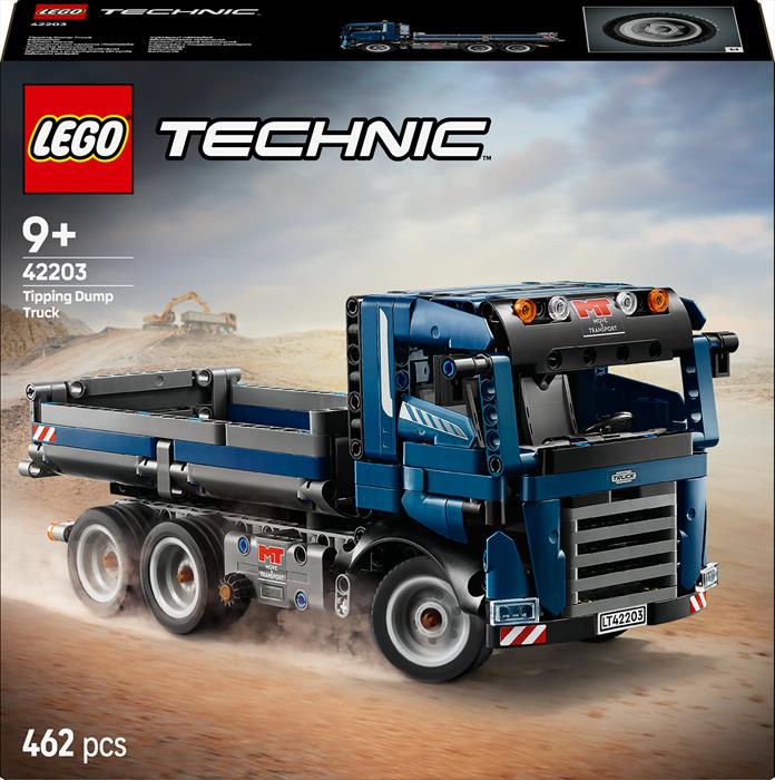 Lego - Technic Autocarro Con Cassone Ribaltabile 42203, Multicolore